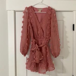 Flying Tomato - Dry Goods - Pink Flowered Dress